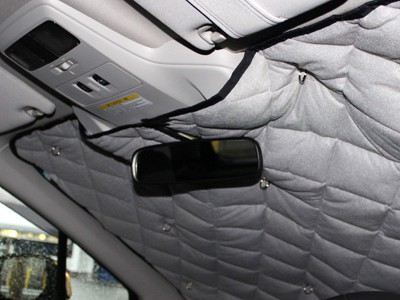 車中泊用高断熱シェードのマルチシェード:アイズ 遮光・断熱・保温 高 